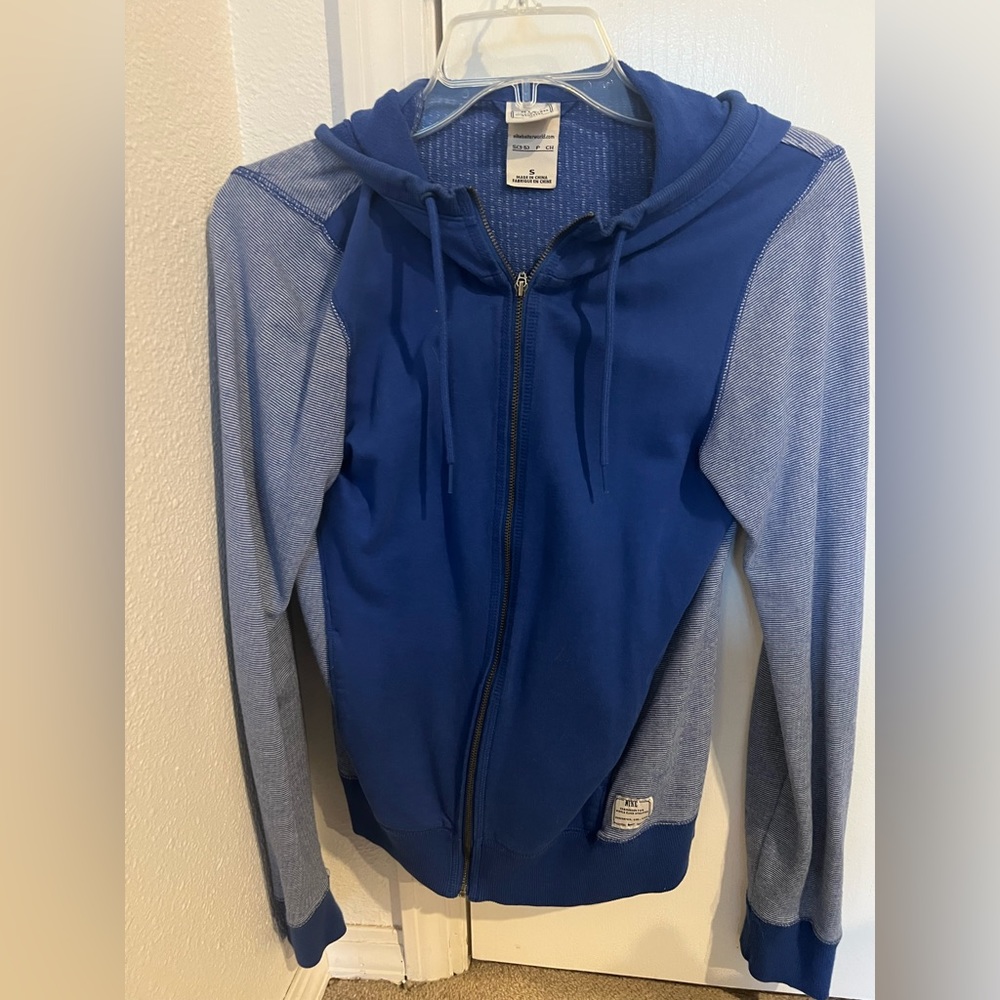 Blue Nike zip up jacket